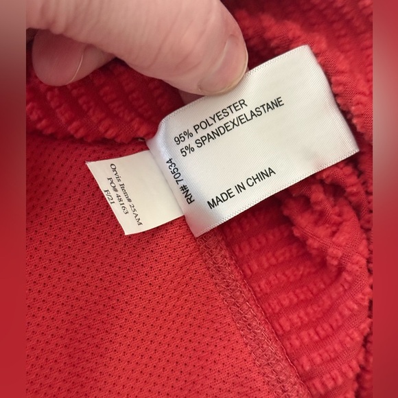 Orvis 1/4 Zip Pullover - Size Small - Red Orange - Picture 9 of 9